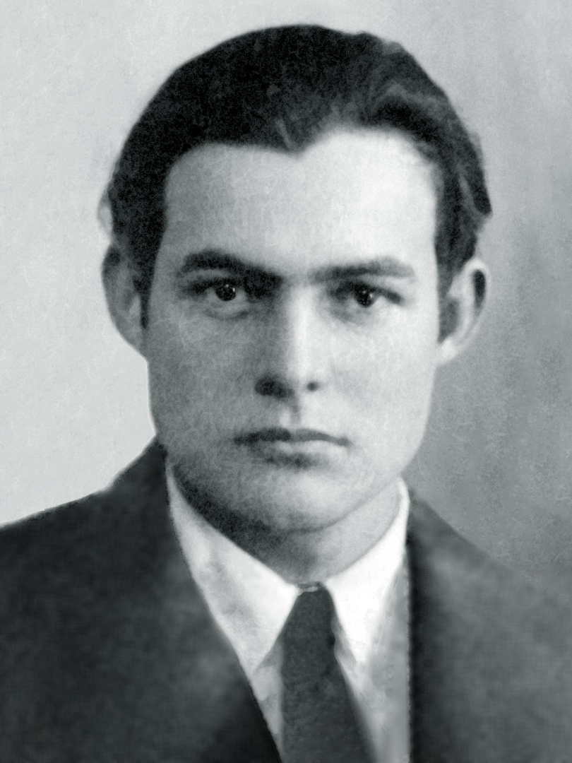 Ernest Hemingway, passport photograph, 1923